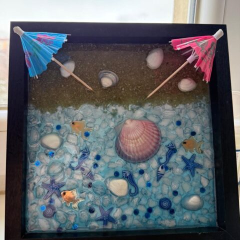 Dekorativni okvir »Spomin na morje«