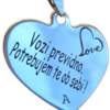 Personalized heart-shaped pendant